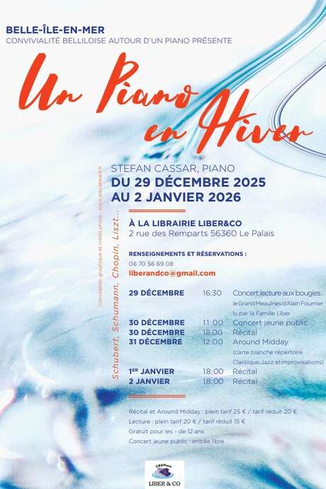 Un piano en hiver : Récital Stefan Cassar