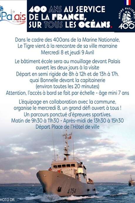 Visite du batiment école "Le Tigre"