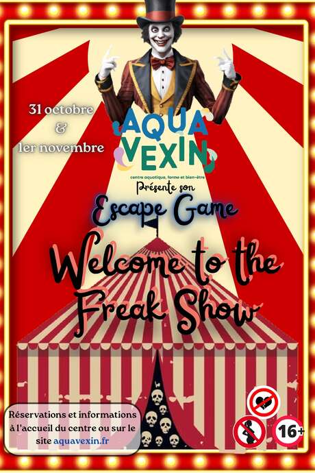 Escape game "Welcome To The Freak Show" Escape game "Welcome To The Freak Show"