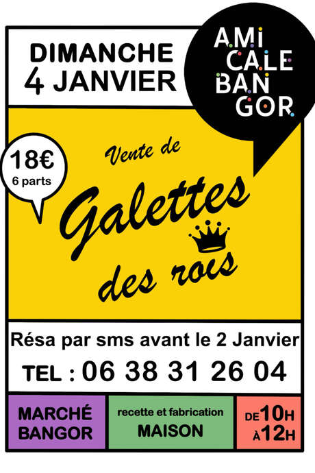 Vente de galettes des rois