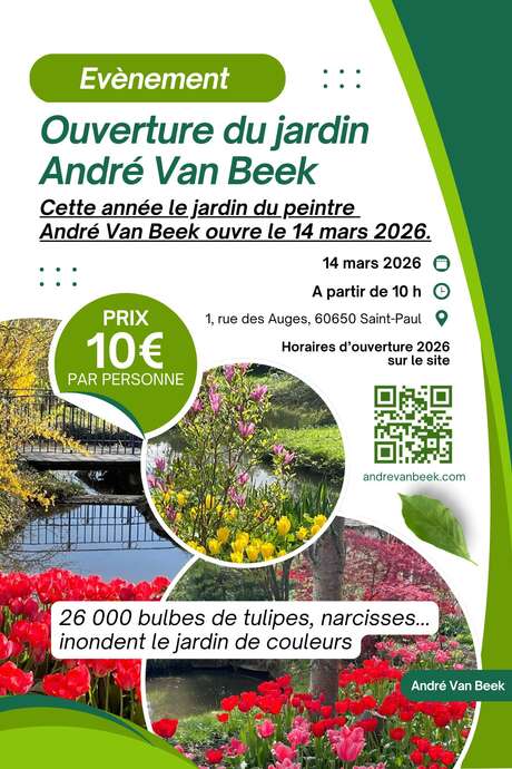 Ouverture du jardin André Van Beek