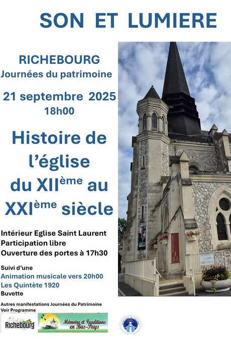Son et lumière - Histoire de l'église du 12ème au 21ème siècle