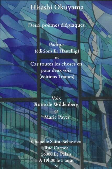 Lecture de 2 poèmes d'Hisashi Okuyama