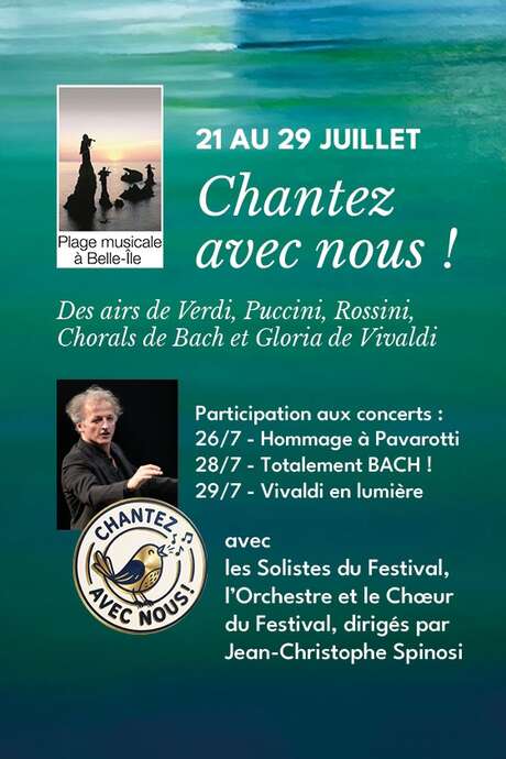 Plage musicale à Belle Ile : Chantez avec nous : Gloria de Vivaldi