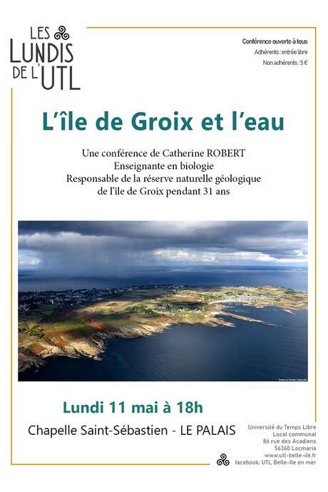 Conférence : L'Île de GROIX et l'eau douce: histoire et perspective