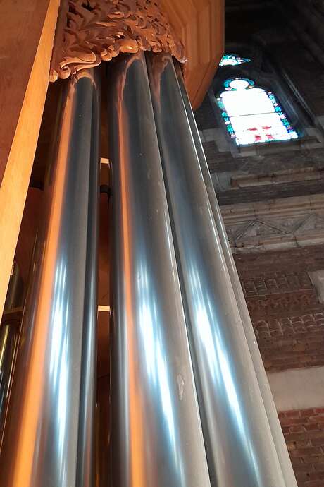 Visite de l'orgue de Saint-Vaast