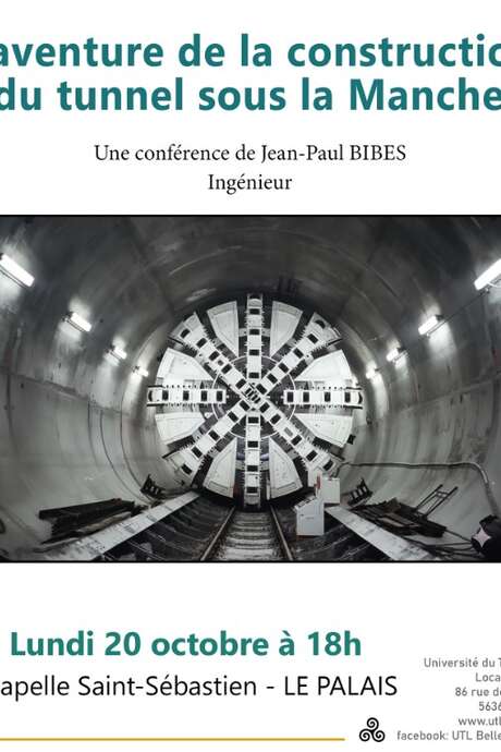 Les lundis de l'UTL : Conférence : construction du tunnel sous la Manche