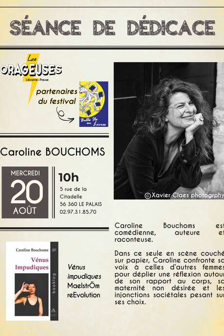 Séance de dédicace : Caroline Bouchoms
