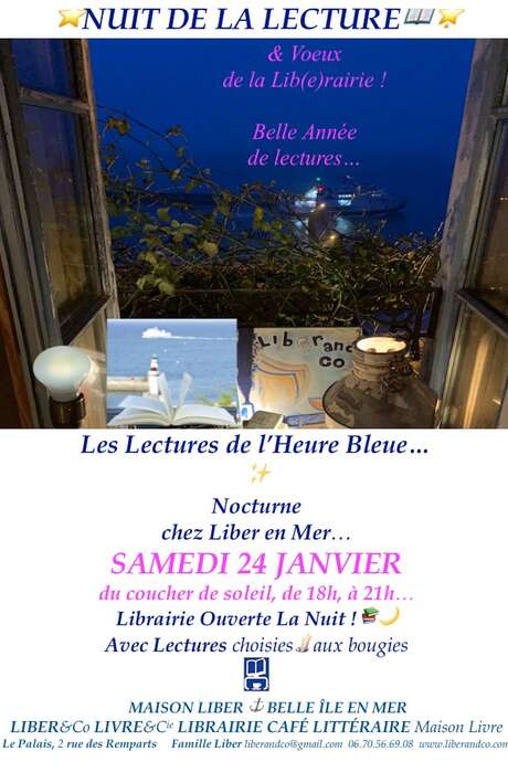 Nuit de la lecture et voeux de la Lib(e)rairie Liber et Compagnie !