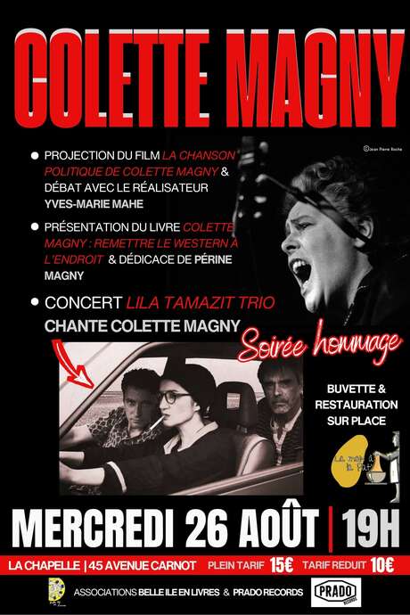 Soirée : Hommage à Colette Magny