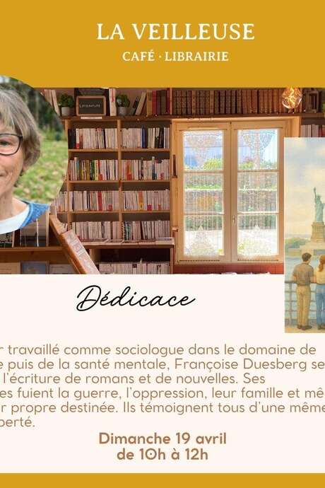 Dédicace par Françoise Duesberg