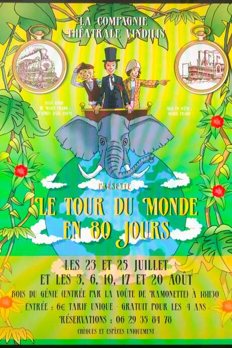 Théâtre : "Le tour du monde en 80 jours"