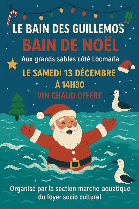 Bain de Noel des guillemots
