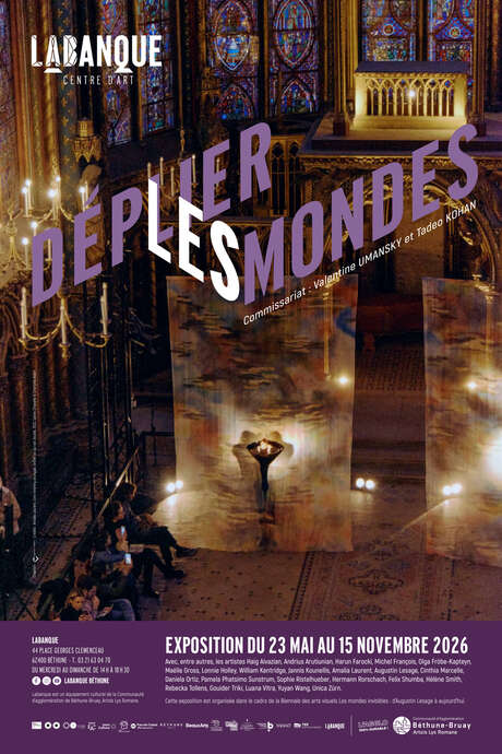 Exposition Déplier les mondes - LABANQUE