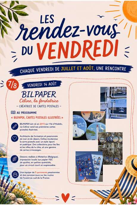 Les rendez-vous du Vendredi : Céline, la fondatrice "Bilpaper"