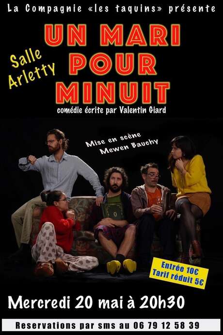 Théâtre : Un mari pour minuit