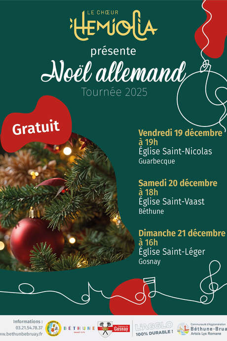 L’ensemble Hemiolia présente Weihnacht - Noël Allemand