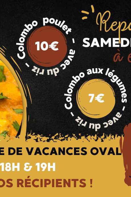 Repas antillais à emporter