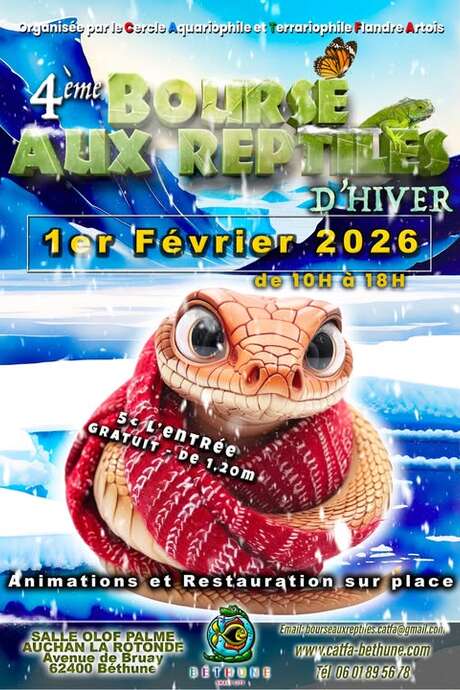 Bourse aux reptiles d'hiver