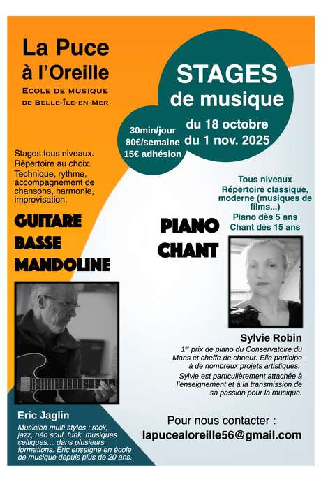 Stage de musique : La Puce à l'Oreille
