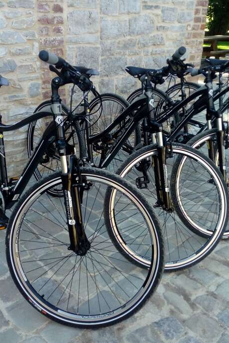 Des vélos à louer au Moulin Ferrières