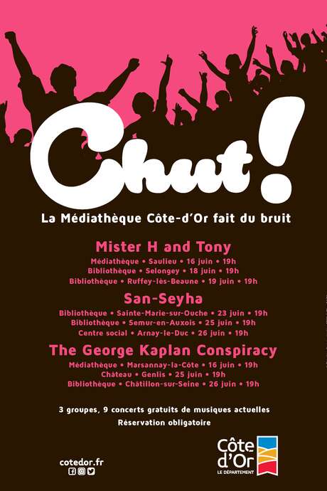 Festival Chut ! - Mister H and Tony en concert gratuit à Ruffey-lès-Beaune Festival Chut ! - Mister H and Tony en concert gratuit à Ruffey-lès-Beaune
