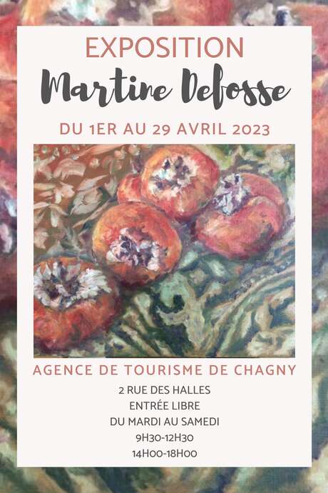 Exposition de peintures de Martine Defosse