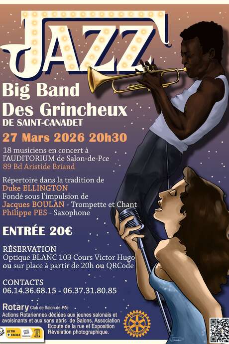 Concert de Jazz : Big Band des Grincheux