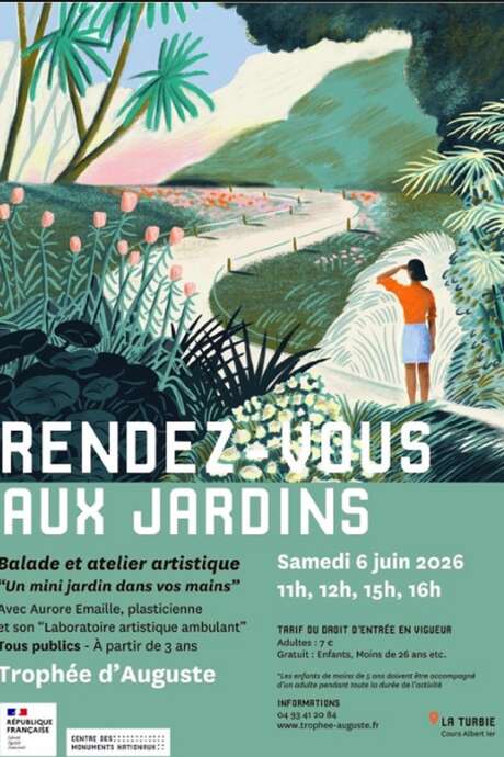 Rendez-vous aux jardins au Trophée d'Auguste