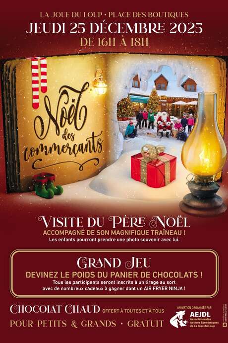 Christmas for the merchants of La Joue du Loup
