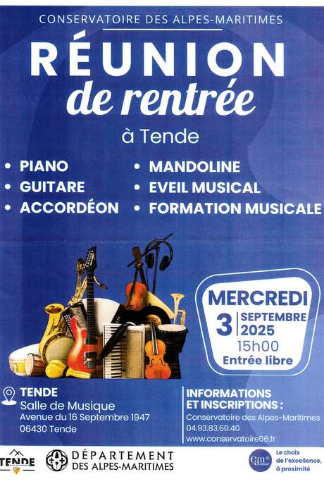 Schuljahresbeginn: Konservatorium Alpes-Maritimes