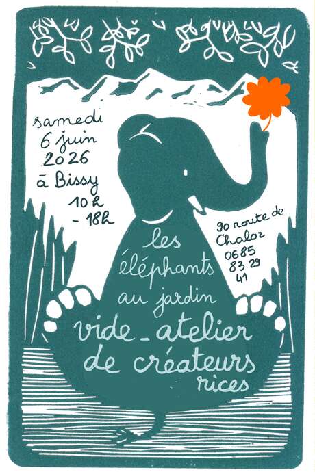 Les Eléphants au Jardin : vide grenier créateurs