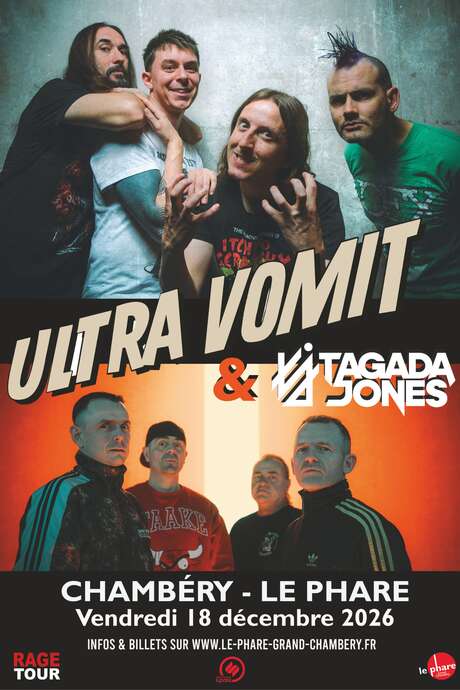 Concert : Ultra Vomit & Tagada Jones