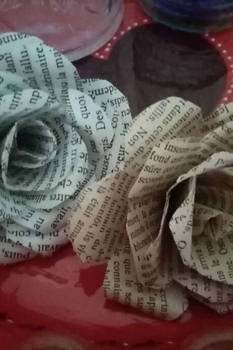 Atelier de fabrication de fleurs de papier