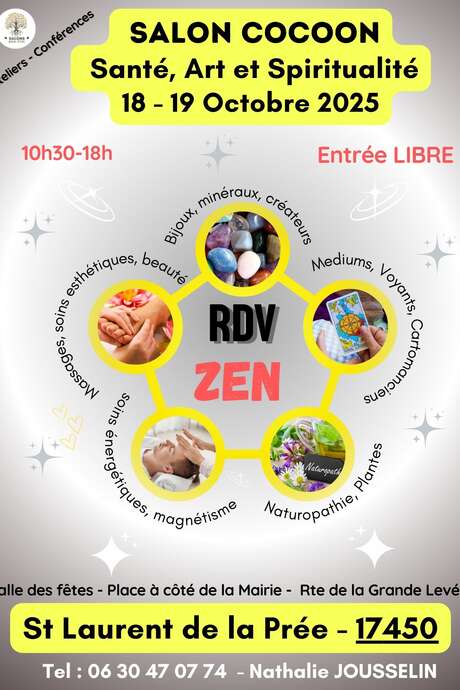 Week-end bien-être, salon cocoon, art, santé et spiritualité