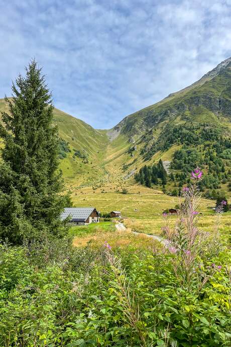 Le Col de Tricot au départ de la Gruvaz Le Col de Tricot au départ de la Gruvaz