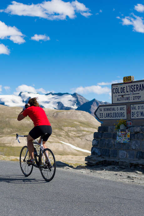 Montée cycliste du Col de l’Iseran