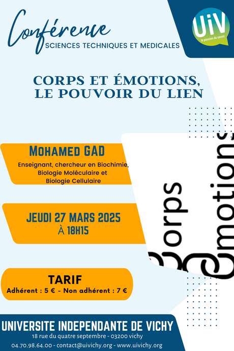 Conférence : Corps et émotions, le pouvoir du lien