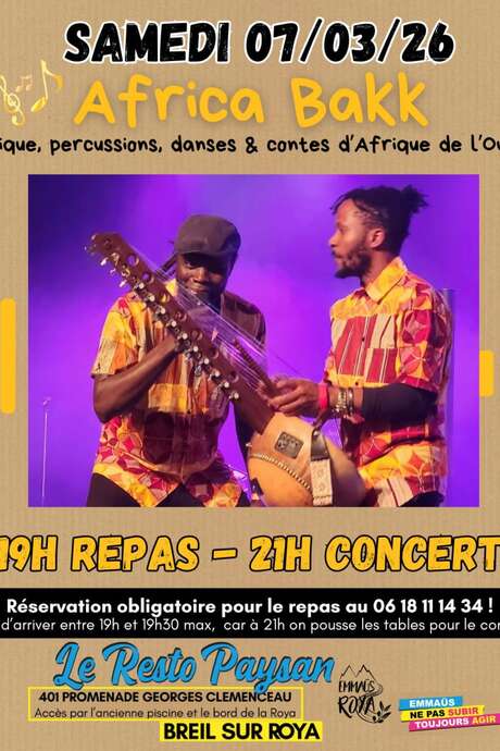 Concert avec Pierre KOFFI, dit Peka