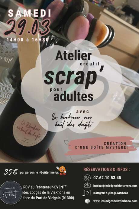 Scrapbooking atelier adulte