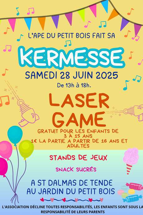 Kirmes der A.P.E.du petit bois in Saint-Dalmas de Tende