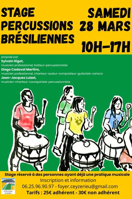 Stage percussions brésiliennes