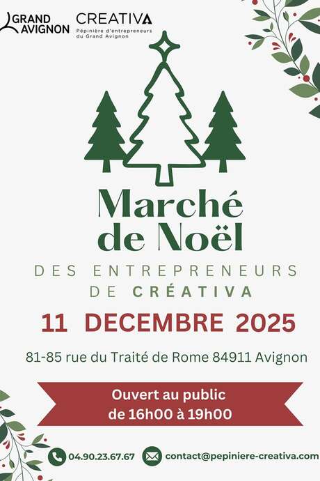 Marché de Noël des entrepreneurs de Créativa