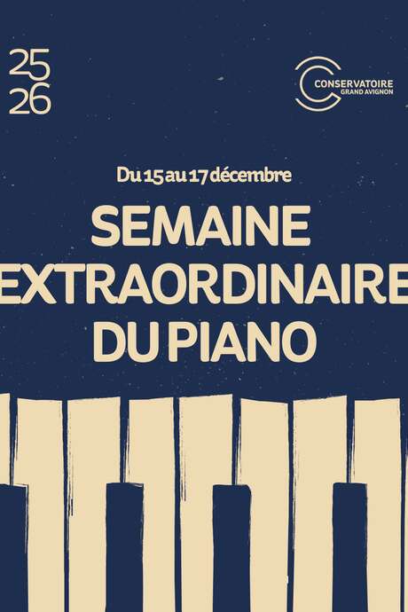 Semaine extraordinaire du piano à l'Espace Bégude