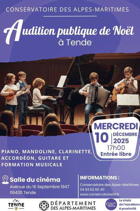 Audition publique de Noël