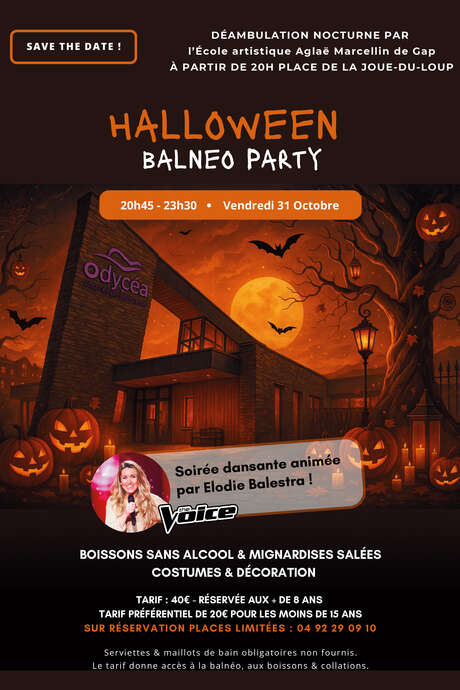 Halloweenfeest met Elodie Balestra, zangeres uit seizoen 1 van The Voice.