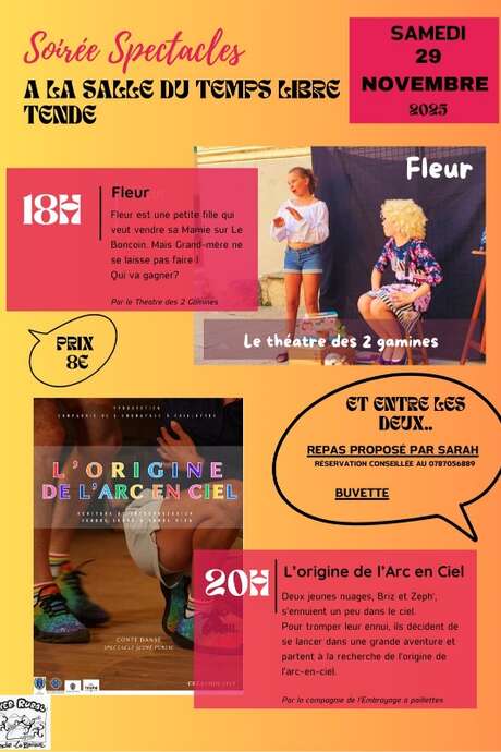 Soirée Spectacle "L'origine de l'arc en ciel "