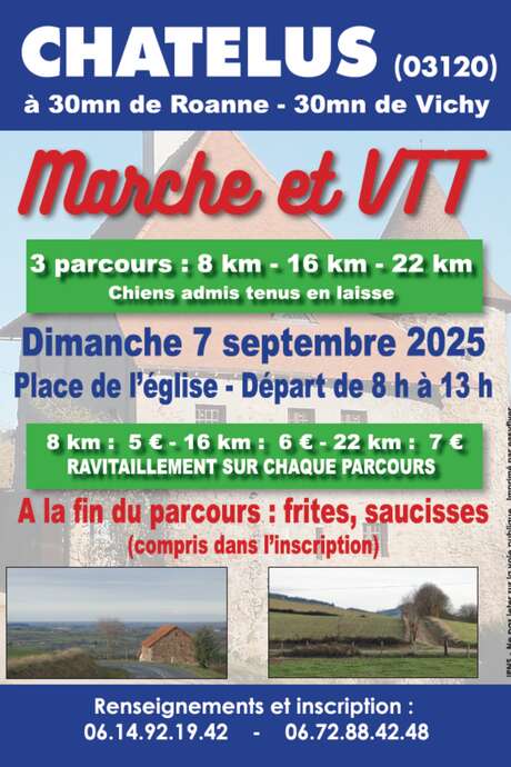 Marche-VTT 2025 CHÂTELUS 03120 Marche-VTT 2025 CHÂTELUS 03120