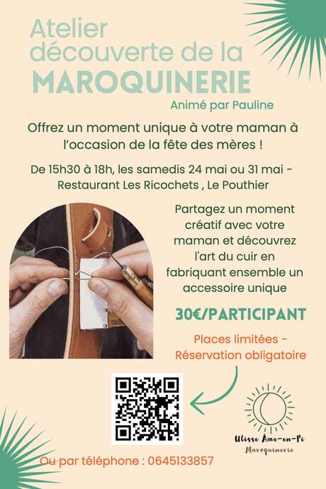 Atelier découverte de la maroquinerie
