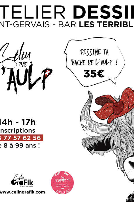 Atelier -Dessine ta vache de l'Aulp ! Atelier -Dessine ta vache de l'Aulp !